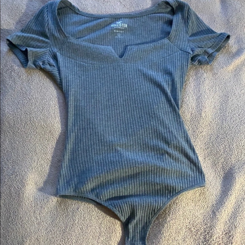Gray bodysuit